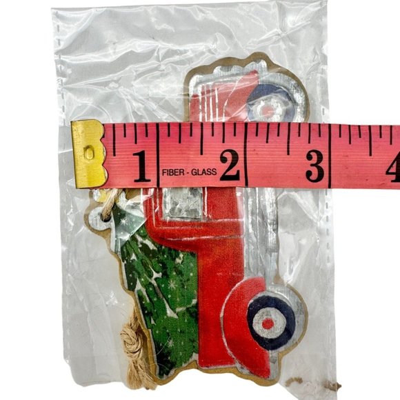 Primitives by Kathy Set Dish Towel and Ornament Red White Most Wonderful NWT - Picture 11 of 11